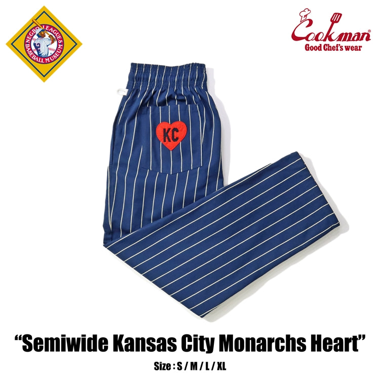 Cookman Chef Pants Semiwide - Kansas City Monarchs Heart