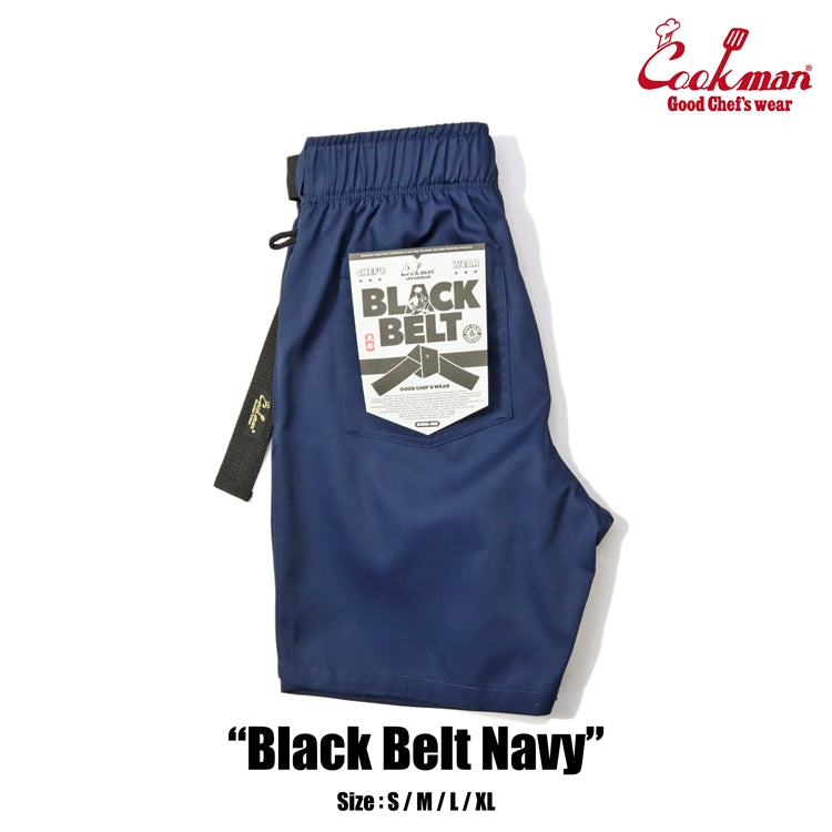 Cookman Chef Short Pants - Black Belt : Navy