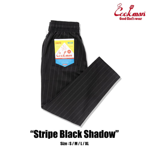 Cookman Chef Pants - Stripe Black shadow