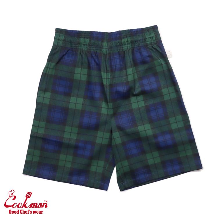 Cookman Chef Short Pants - Black Watch Plaid