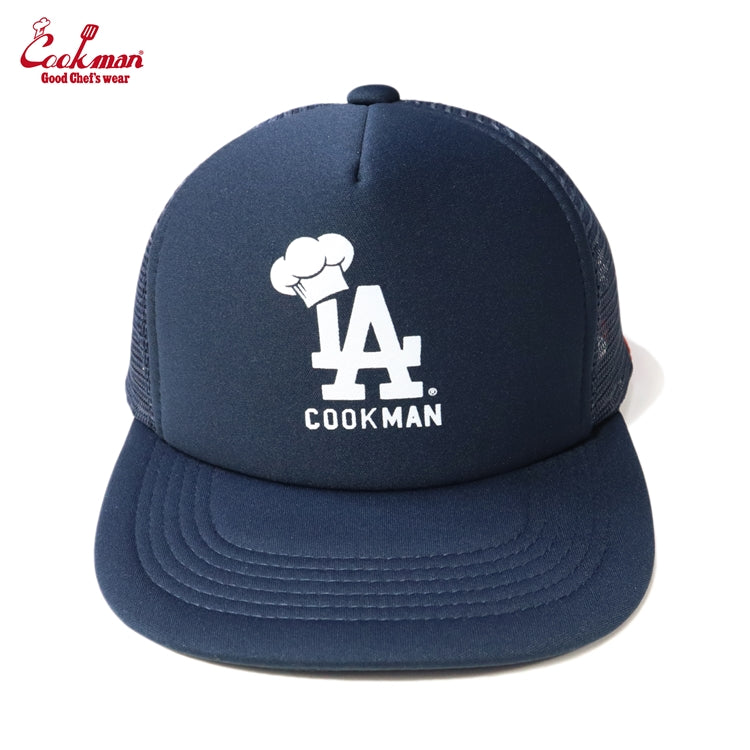 Cookman Mesh Cap - Chef Hat LA : Navy