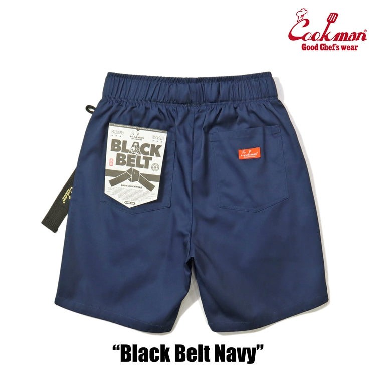 Cookman Chef Short Pants - Black Belt : Navy