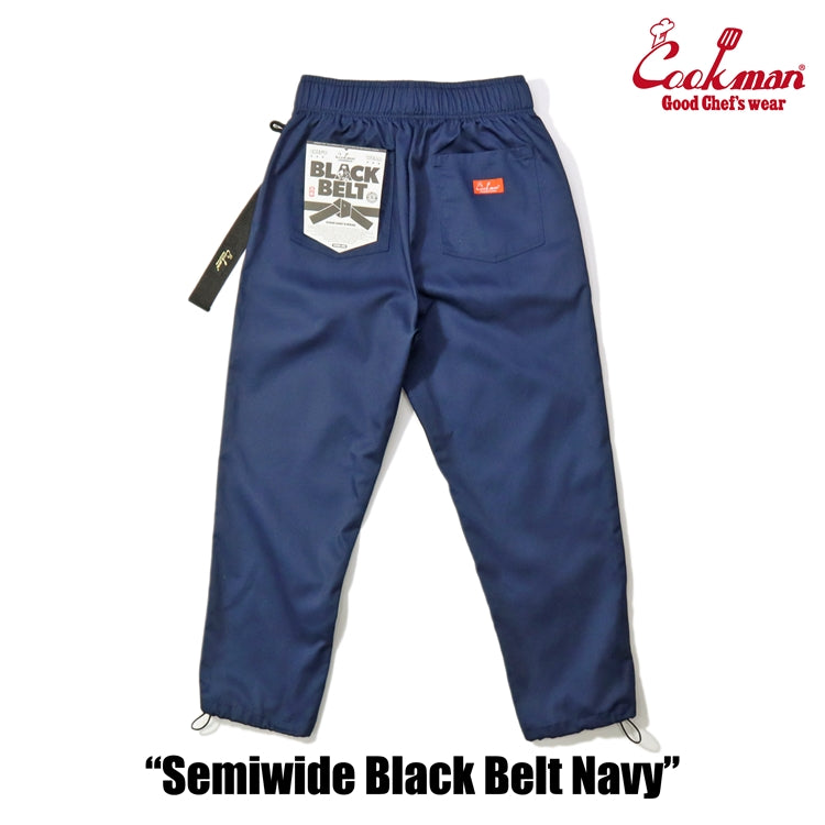Cookman Chef Pants Semiwide - Black Belt : Navy