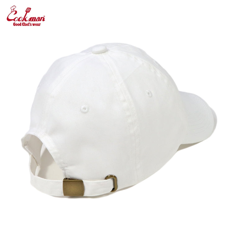 Cookman Low Cap - Flag : Blanc