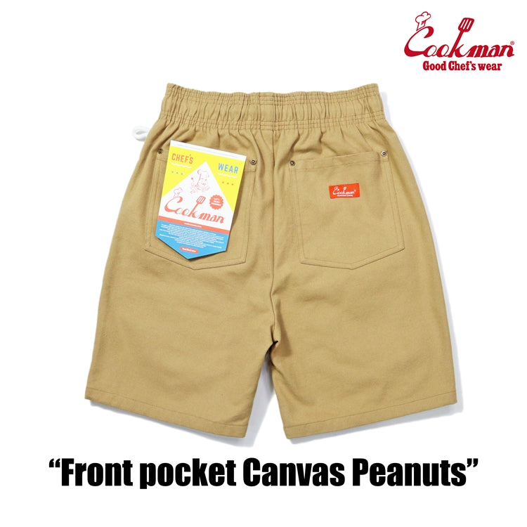 Cookman Chef Short Pants Front pocket - Canvas Peanuts