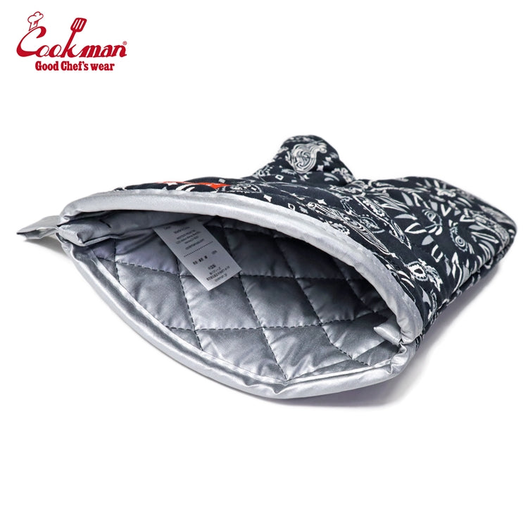 Cookman Oven Mitt - Paisley : Black – Cookman USA