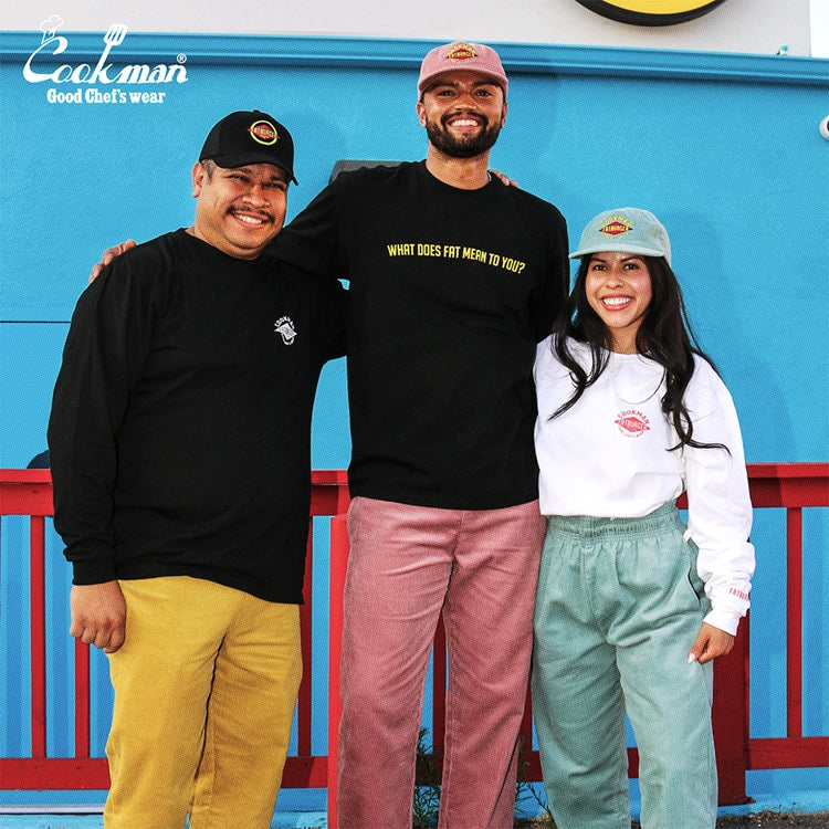 Cookman Chef Pants Semiwide- Corduroy : FAT Pink