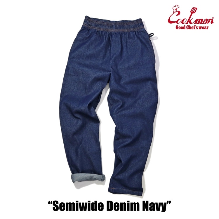 Chef Pants Semiwide- Denim : Navy