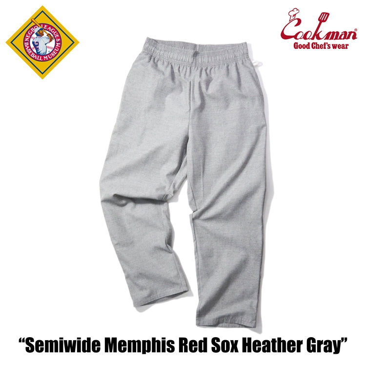 Cookman Chef Pants Semiwide - Memphis Red Sox Heather Gray