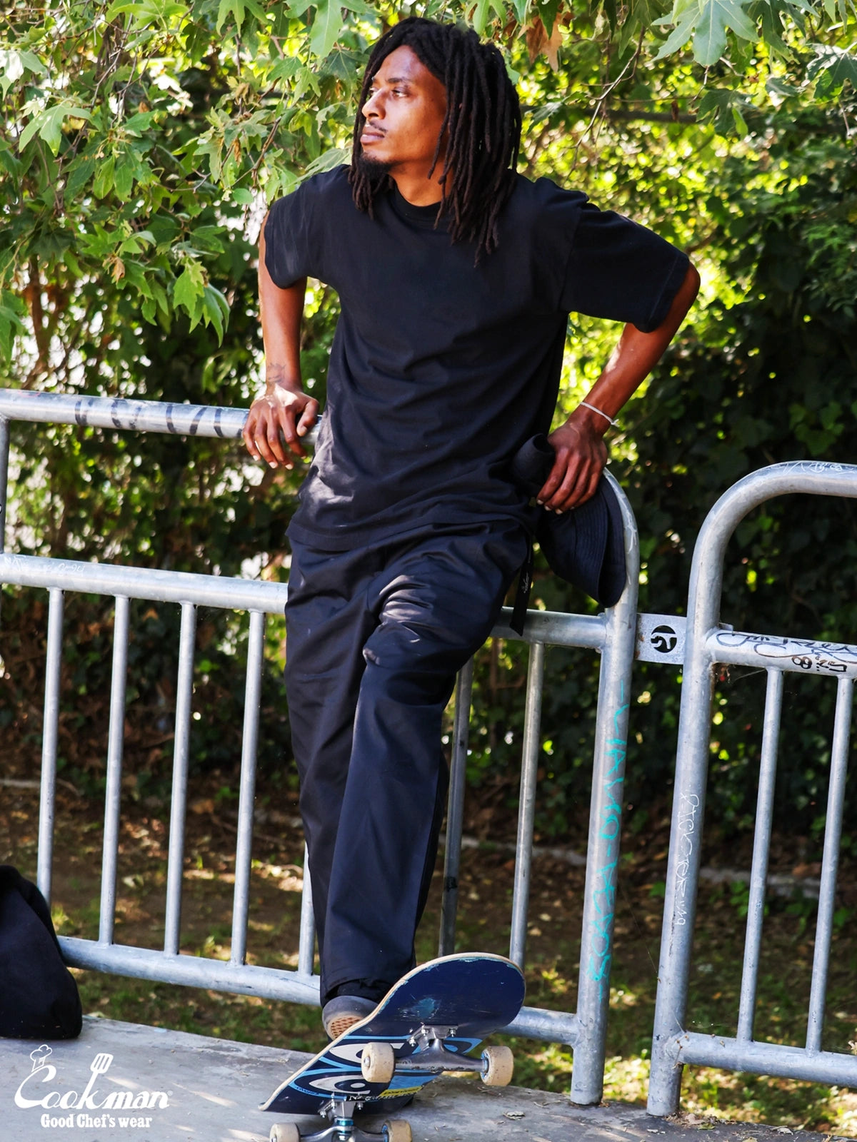 Chef Pants Semiwide Black Belt - Vision : Black