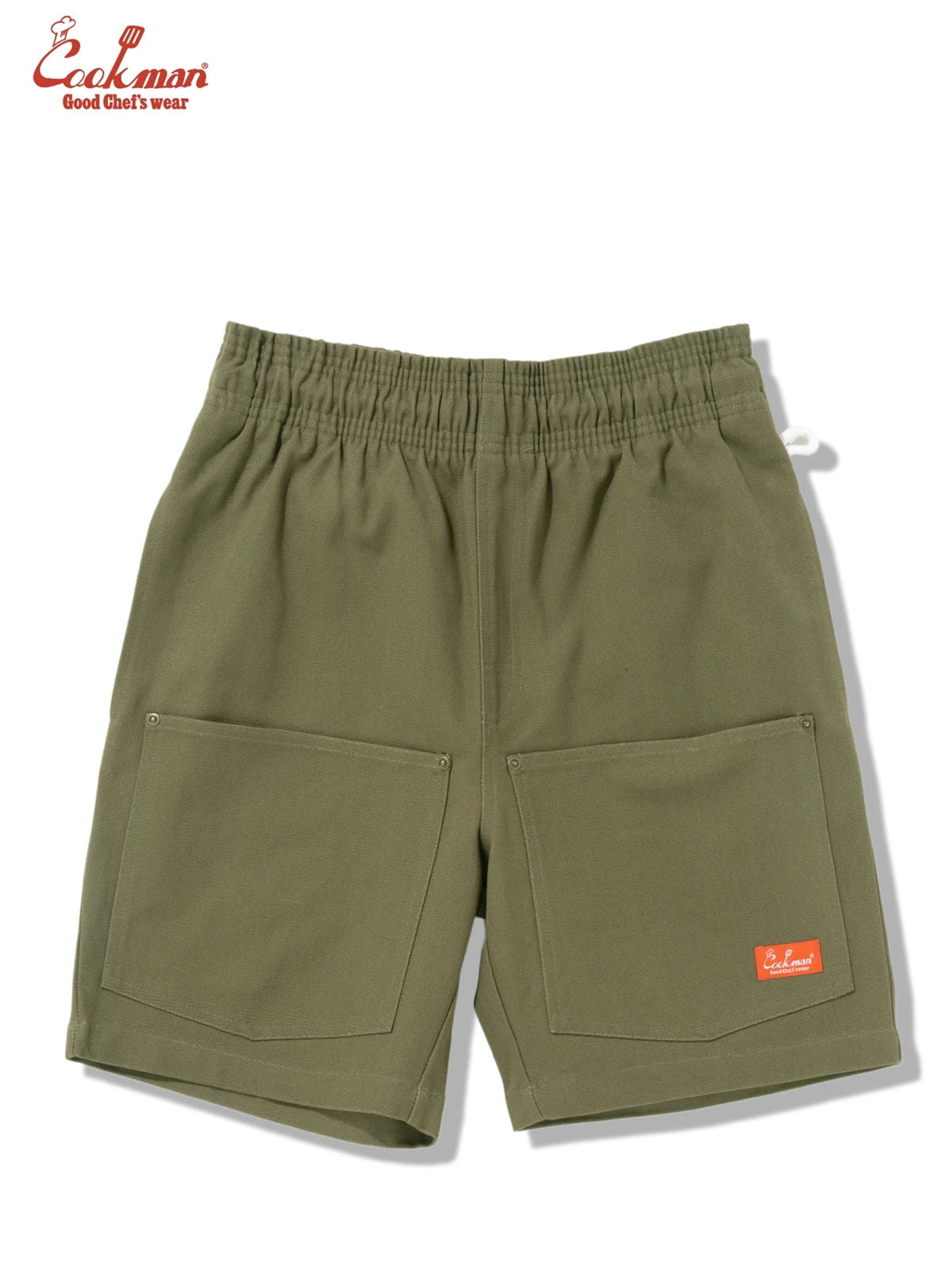 Chef Short Pants - Front pocket : Olive