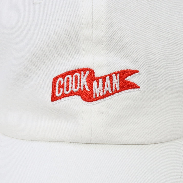Cookman Low Cap - Flag : Blanc