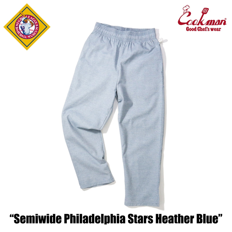 Cookman Chef Pants Semiwide - Philadelphia Stars Heather Blue