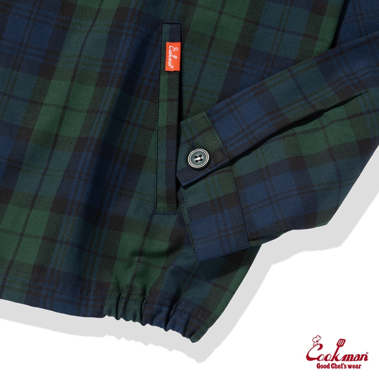 Cookman Delivery Jacket - Woven Black Watch Plaid