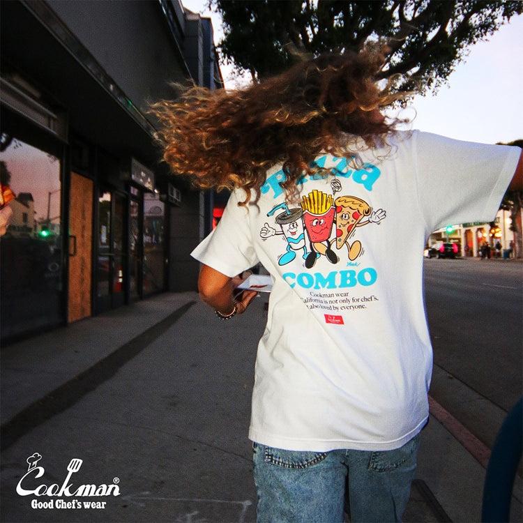 Cookman Tees - Pizza Combo : White
