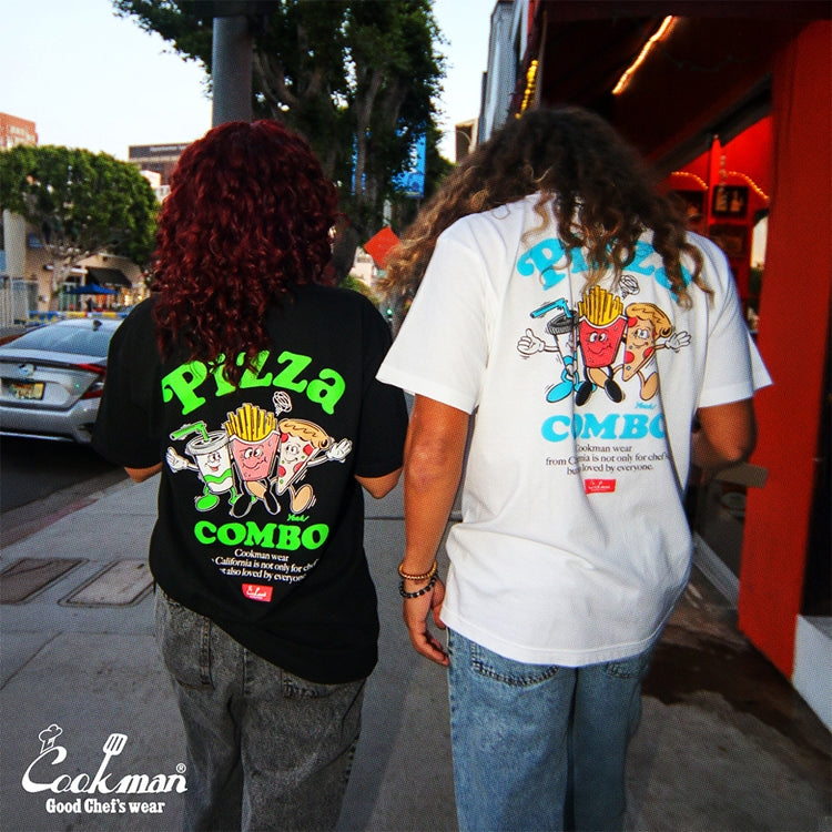 Cookman Tees - Pizza Combo : White