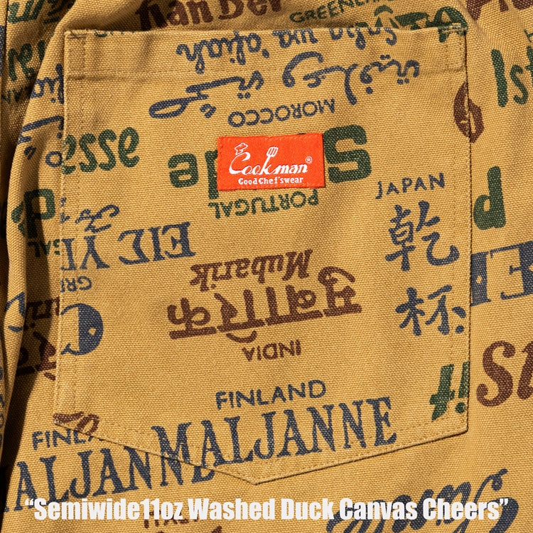 Cookman Chef Pants Semiwide -  Washed Duck Canvas Cheers