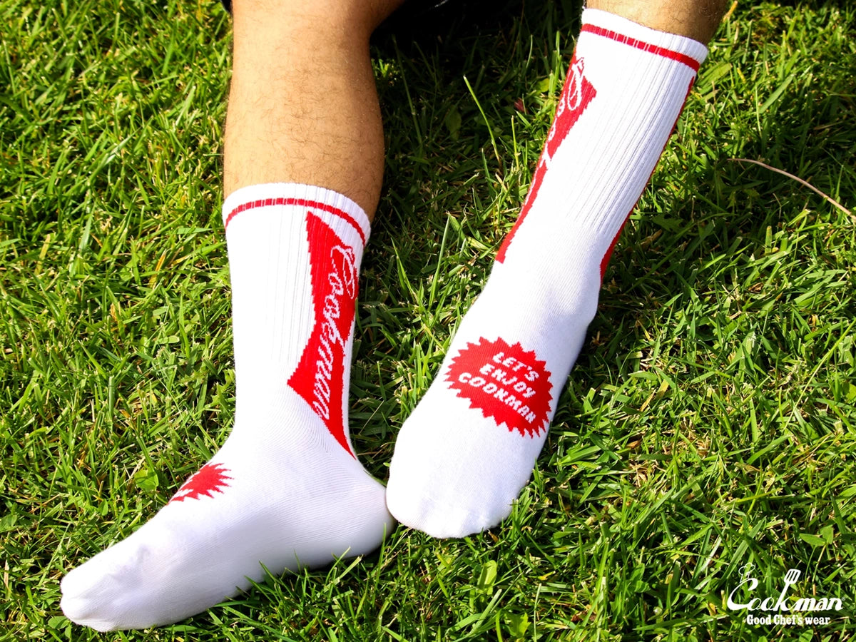 Rib Crew Socks - Beer Tie