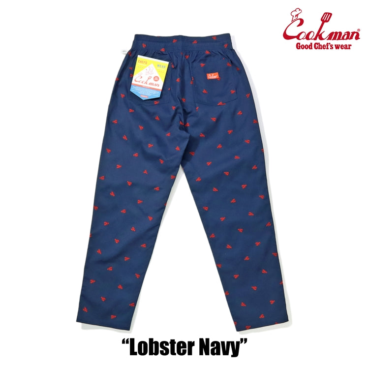 Cookman Embroidery Chef Pants - Lobster : Navy