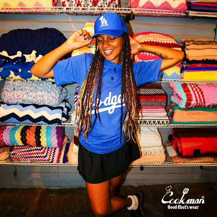 Cookman Mesh Cap - Chef Hat LA : Blue