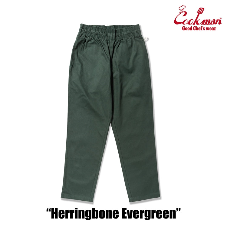 Cookman Chef Pants - Herringbone : Evergreen
