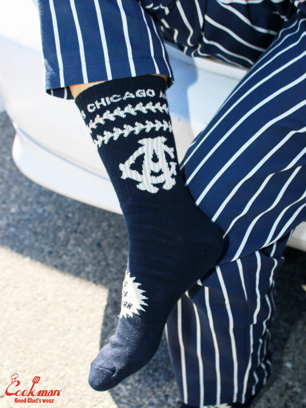 Rib Crew Socks - NLBM CHICAGO AMERICAN GIANTS