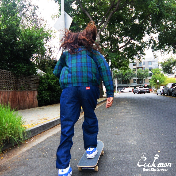 Cookman Delivery Jacket - Woven Black Watch Plaid