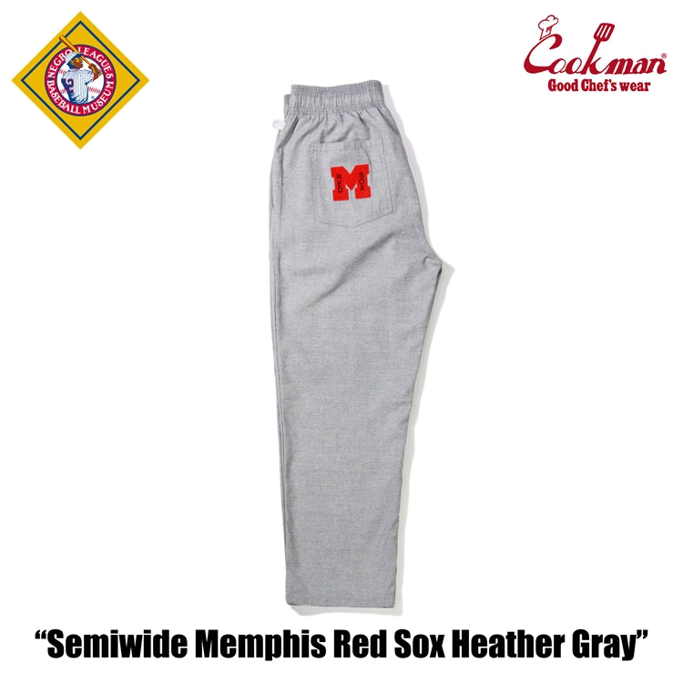 Cookman Chef Pants Semiwide - Memphis Red Sox Heather Gray