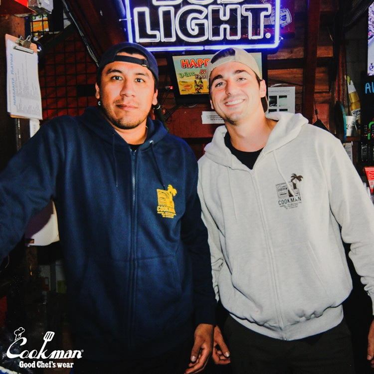 Cookman Zip-up Hoodie - TM paint Abbot Kinney : Navy
