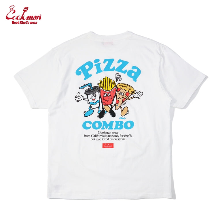 Cookman Tees - Pizza Combo : White