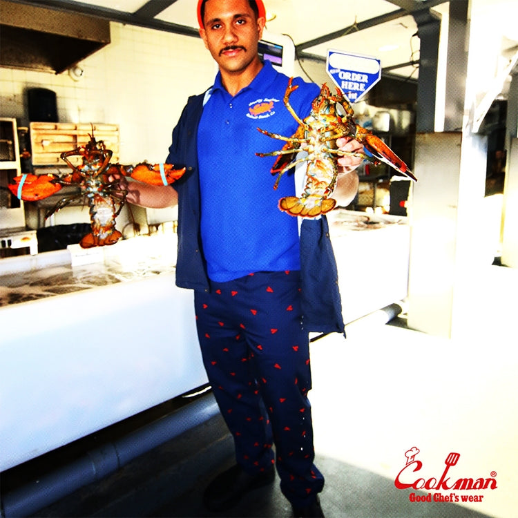 Cookman Embroidery Chef Pants - Lobster : Navy