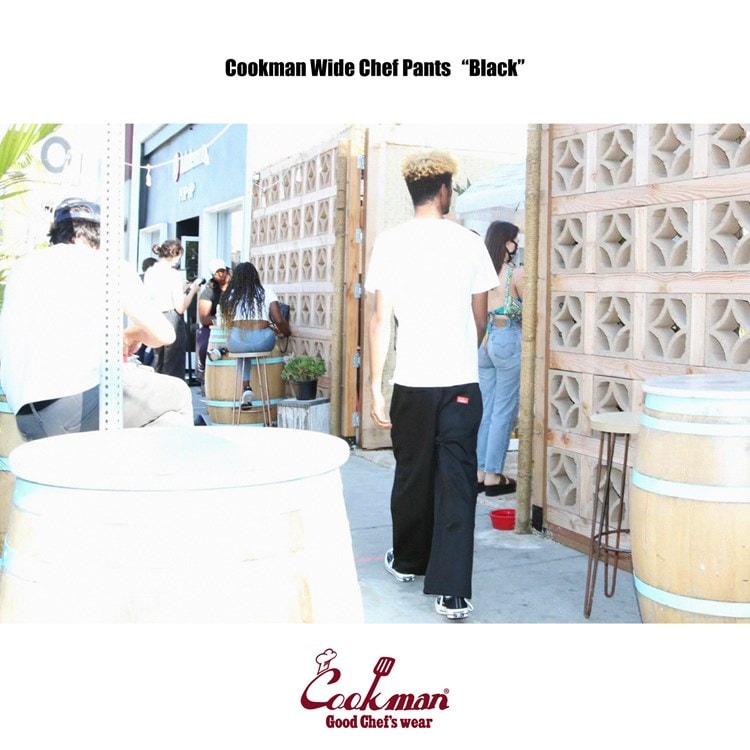 Cookman Wide Chef Pants - Black