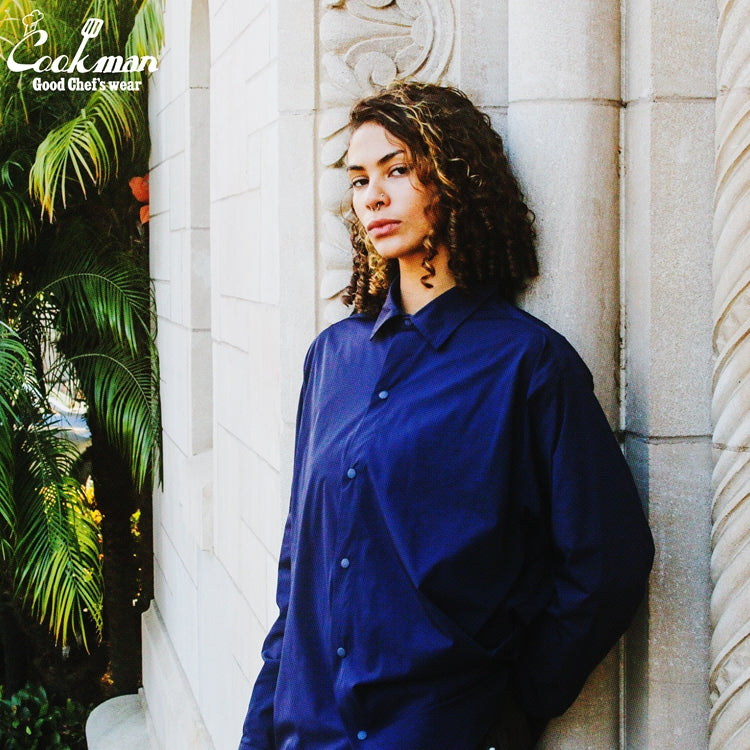 Cookman Work Shirts Long Sleeve - Navy