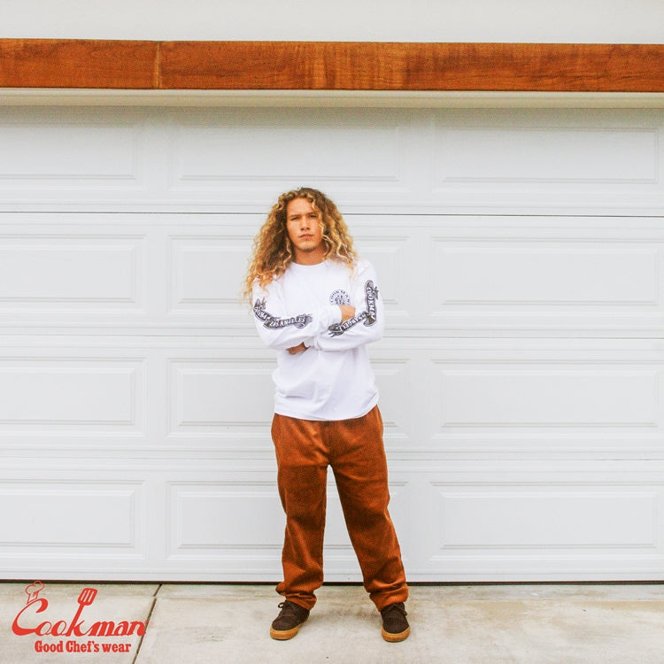 Cookman Waiter's Pants (stretch) - Corduroy : Brown