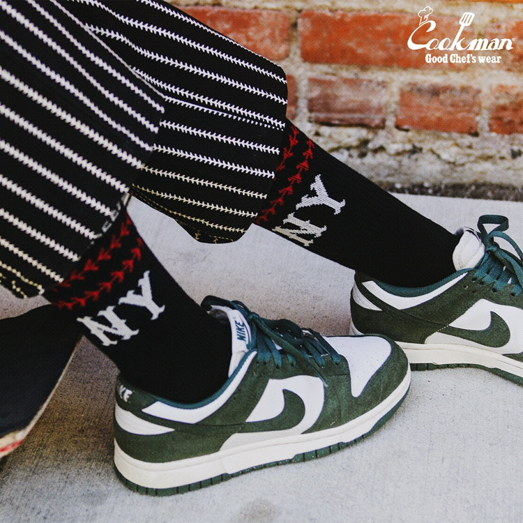 Cookman Rib Crew Socks - Negro Leagues : NY Black Yankees