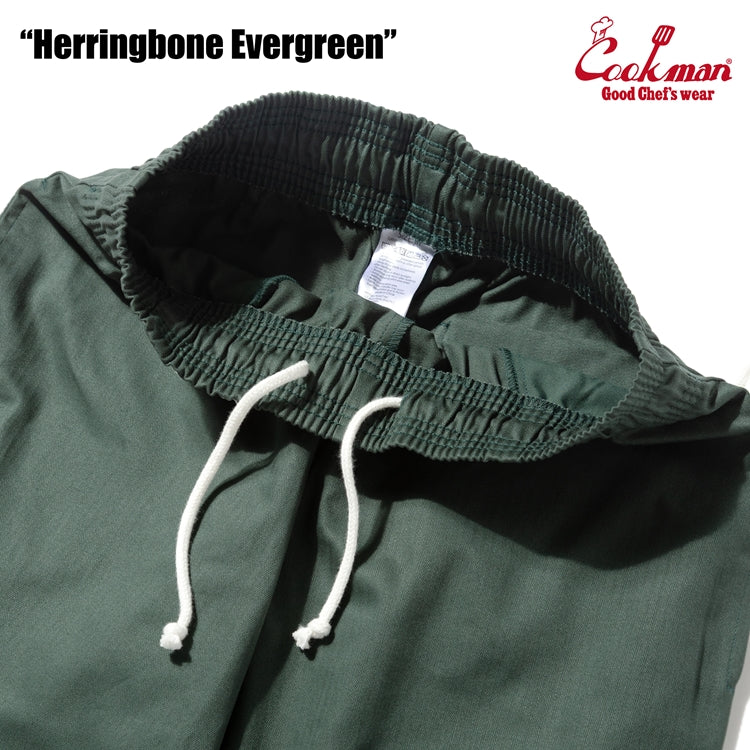 Cookman Chef Pants - Herringbone : Evergreen