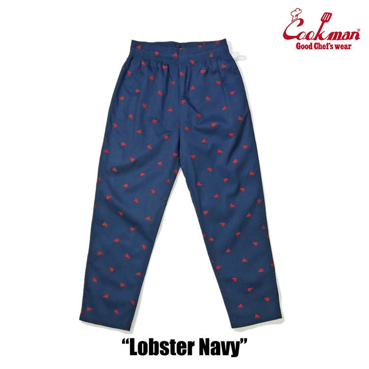 Cookman Embroidery Chef Pants - Lobster : Navy