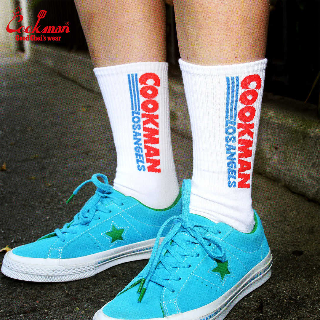 Cookman Rib Crew Socks - Supermarket