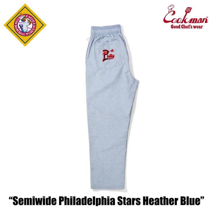 Cookman Chef Pants Semiwide - Philadelphia Stars Heather Blue