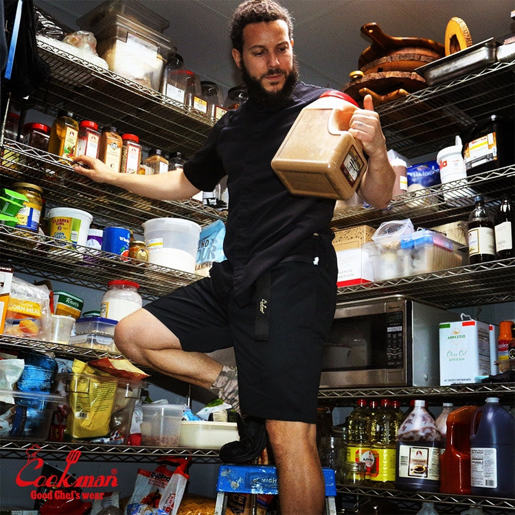 Cookman Chef Short Pants - Black Belt : Black