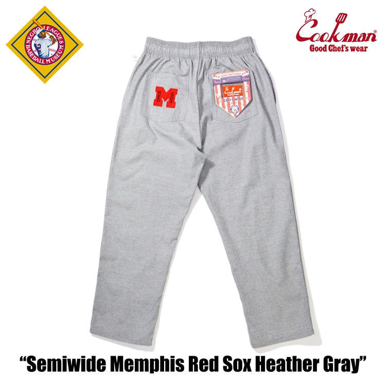 Cookman Chef Pants Semiwide - Memphis Red Sox Heather Gray