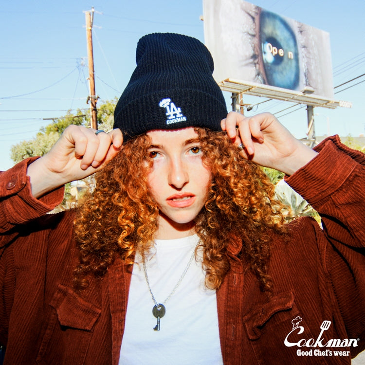 Cookman Beanie - Chef Hat LA : Black