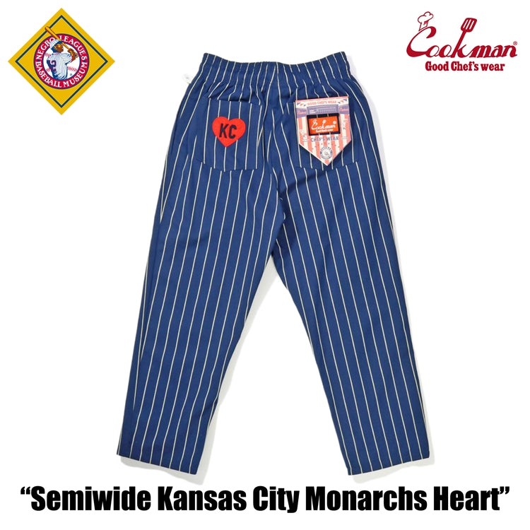 Cookman Chef Pants Semiwide - Kansas City Monarchs Heart