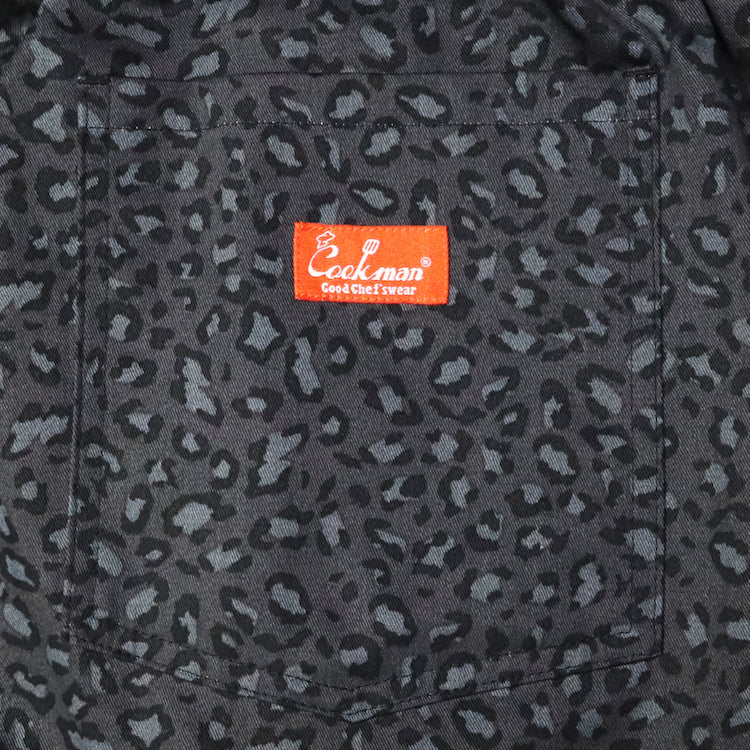 Cookman Chef Short Pants - Black Leopard