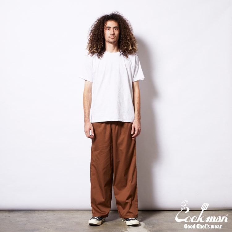 Cookman Wide Chef Pants - Chocolate