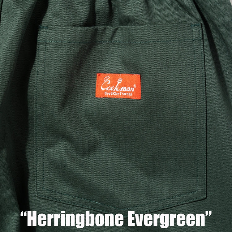 Cookman Chef Pants - Herringbone : Evergreen