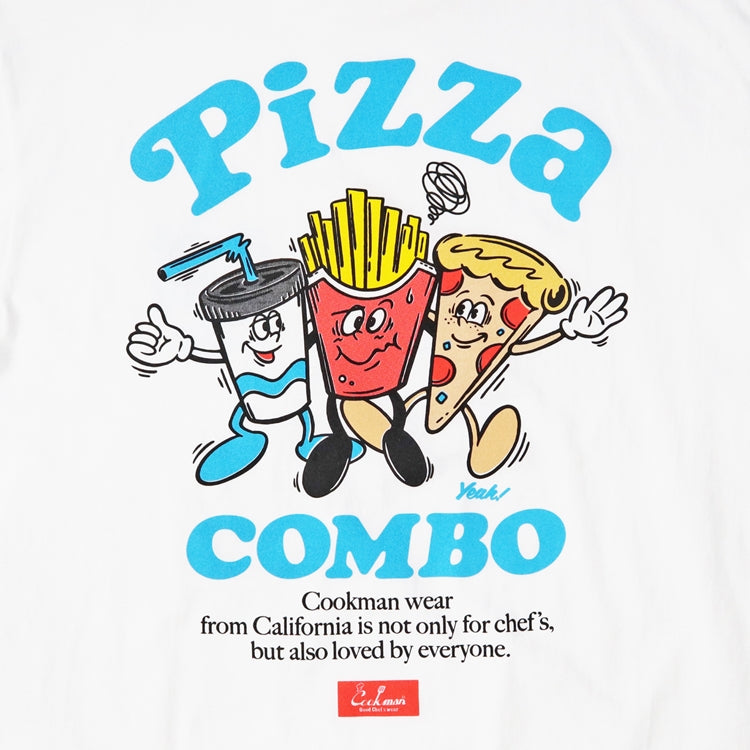 Cookman Tees - Pizza Combo : White