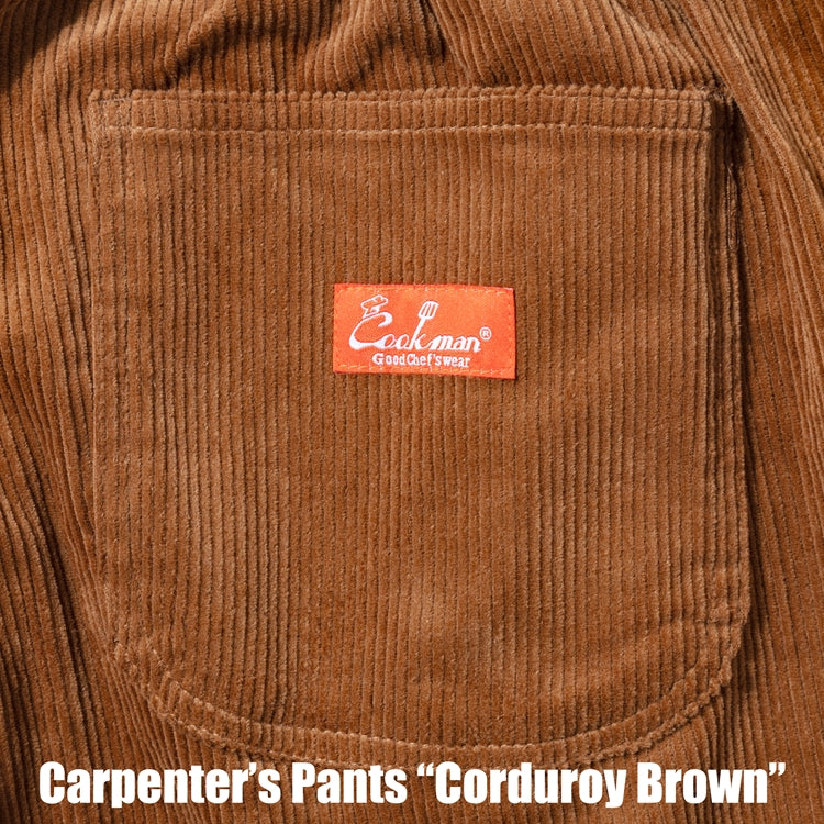 Cookman Carpenter's Pants : Corduroy - Brown