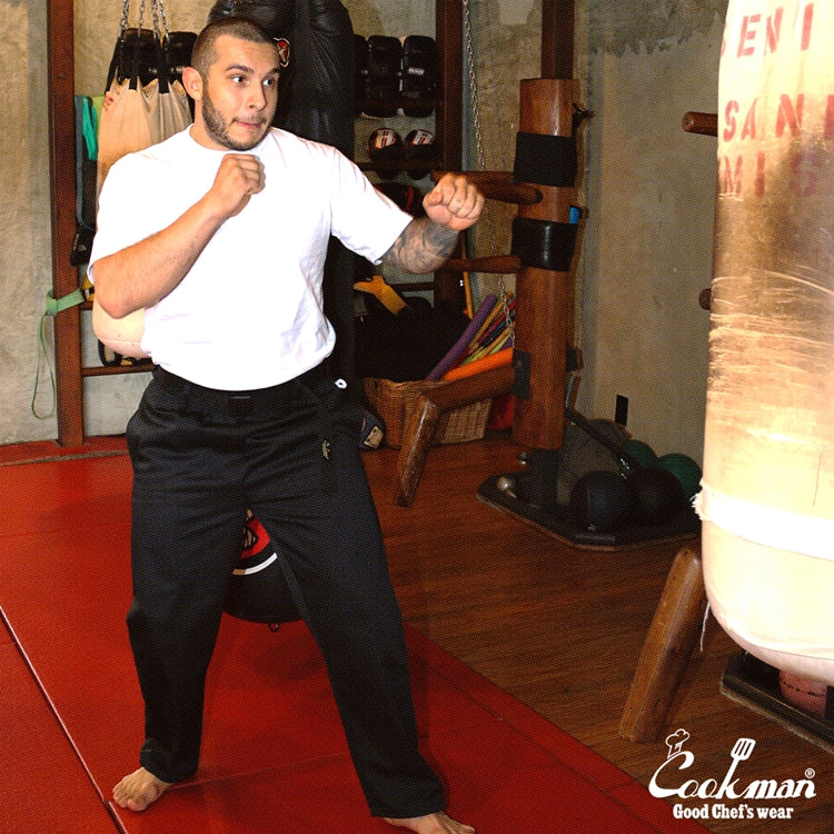 Chef Pants Semiwide - Black Belt : Black