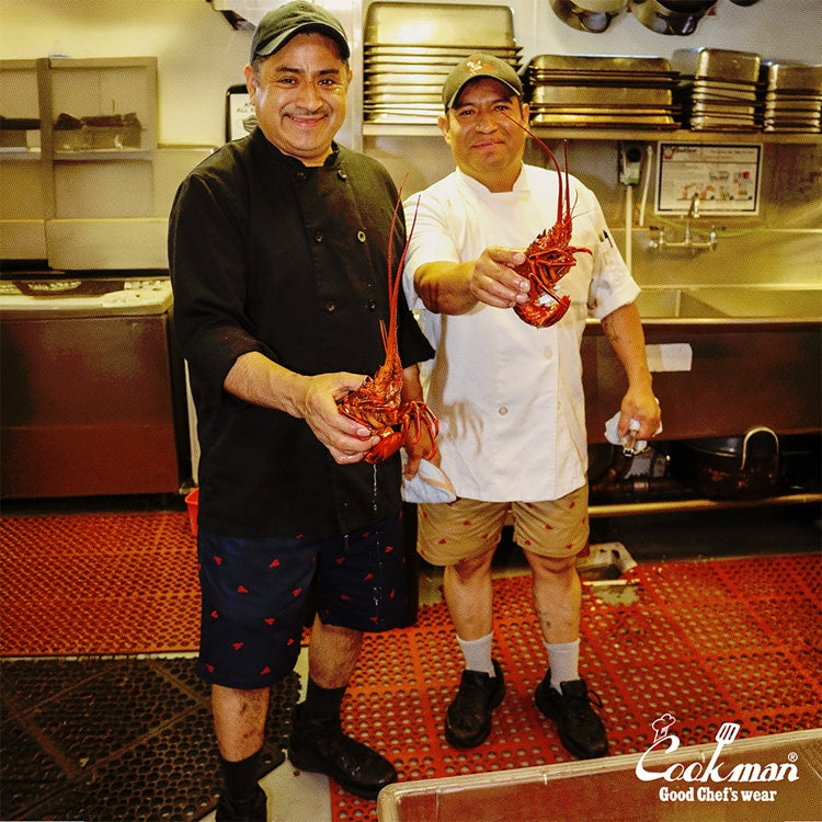 Cookman Chef Short Pants Embroidery - Lobster : Navy